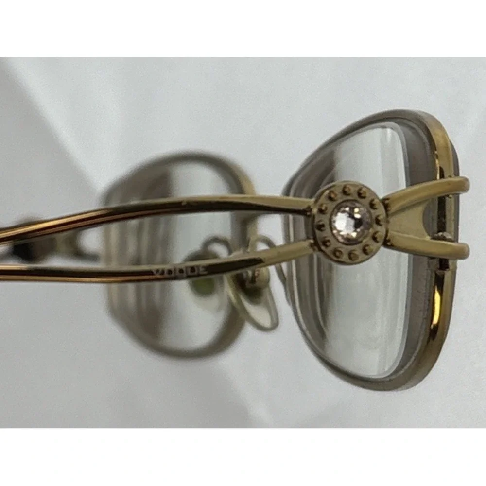 Vogue VO3930-B1 848 Gold Full Rim Eyeglasses Frames Only 52-17-135 Womens